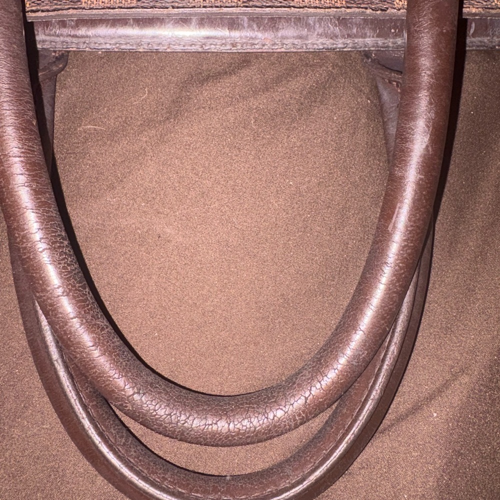 Louis Vuitton red Interior Leather Bag some corner damage - Picture 7 of 15